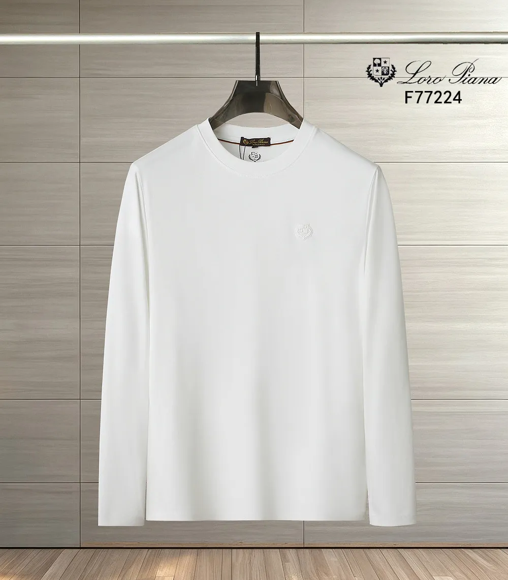 Lp Early Autumn Exclusively for New Arrival Original Men's Round Neck Long Sleeve Long Velvet Double Mercerized Premium Customized High Version Fashion Versatile Hot Sale⚠️⚠️ Original Imported Pure Cotton Fabric Chest Logo Pattern Design Super Soft and Delicate Feeling Skin-Friendly and Comfortable Premium Boutique Made on behalf of Factory's fine workmanship The upper body is very good Men's must-have items Complete with three standards Sizes M-4xl